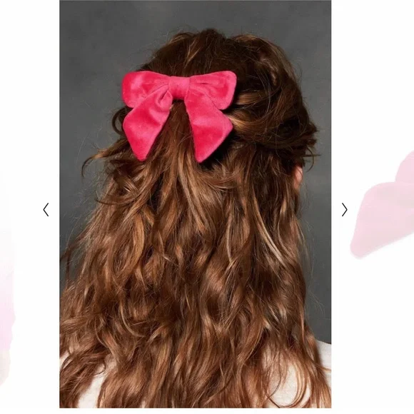 LELE SADOUGHI Fuchsia Petite Bow Barrette Wicked x Lele Sadoughi” ? PINK LELE SADOUGHI X WICKED  main image 4